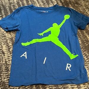 Kids Jordan Blue Nike Air T-Shirt